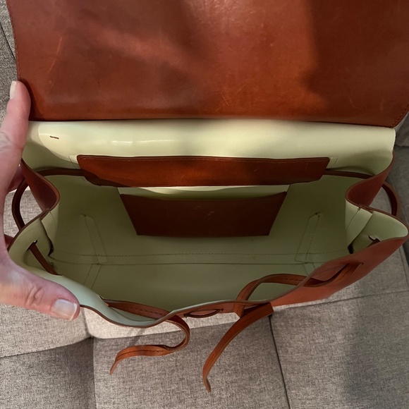 Mansur Gavriel Mini Lady Day Bag with Gold Hardware - Picture 13 of 16